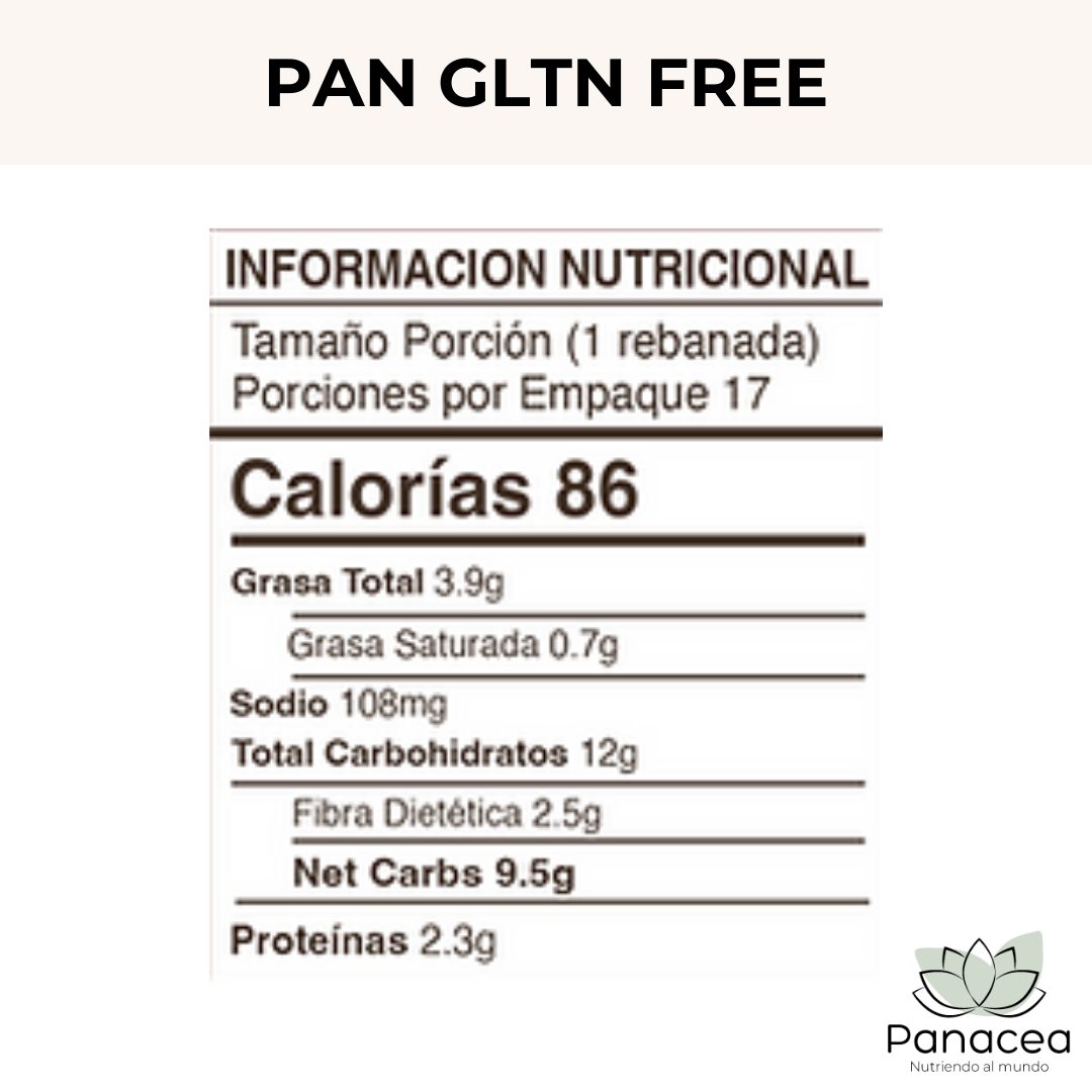 Info Nut Pan Glutn Free