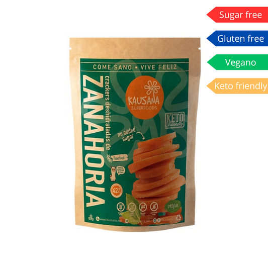 Crackers de zanahoria 75g - Kausana Superfoods