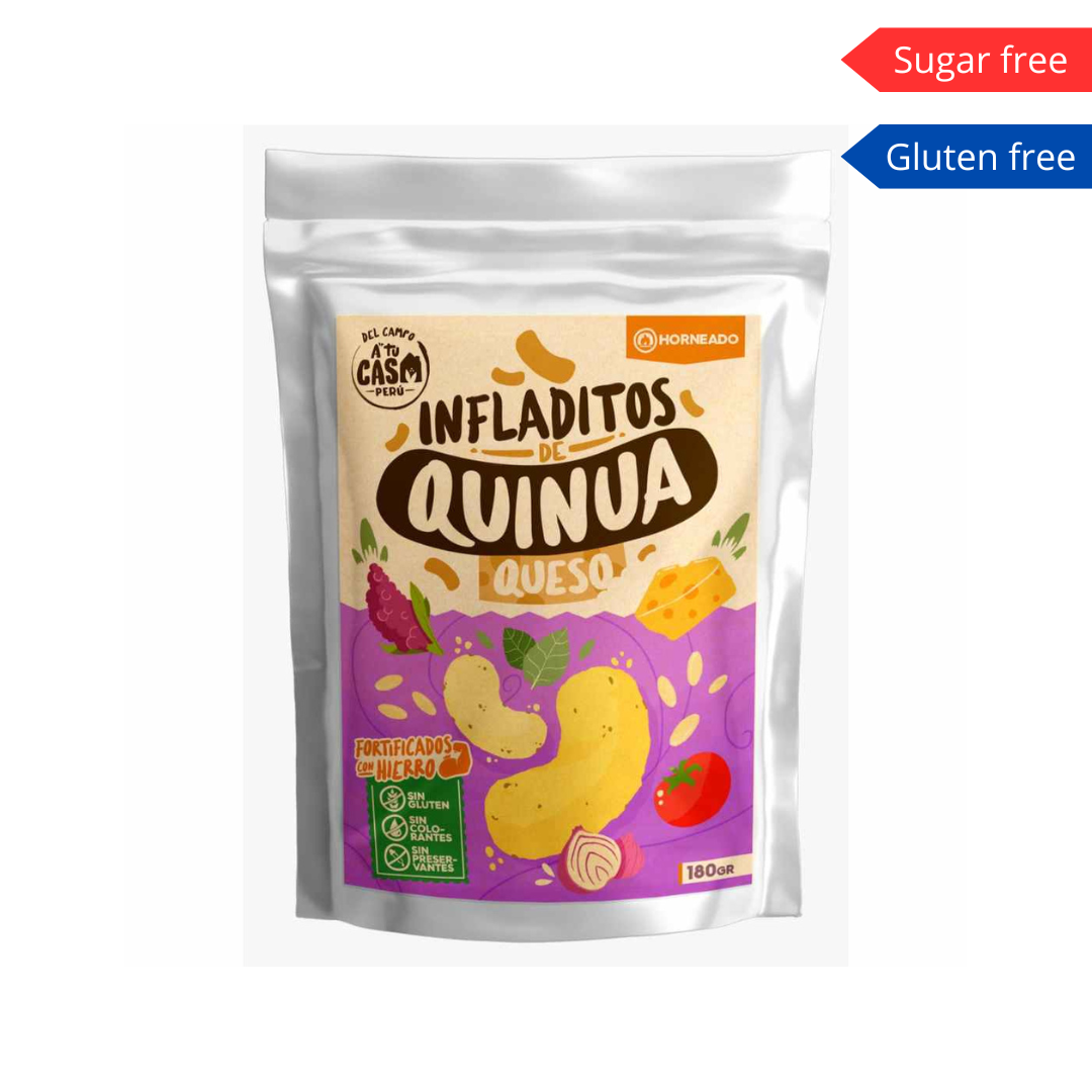 Infladitos de quinua con queso 150g