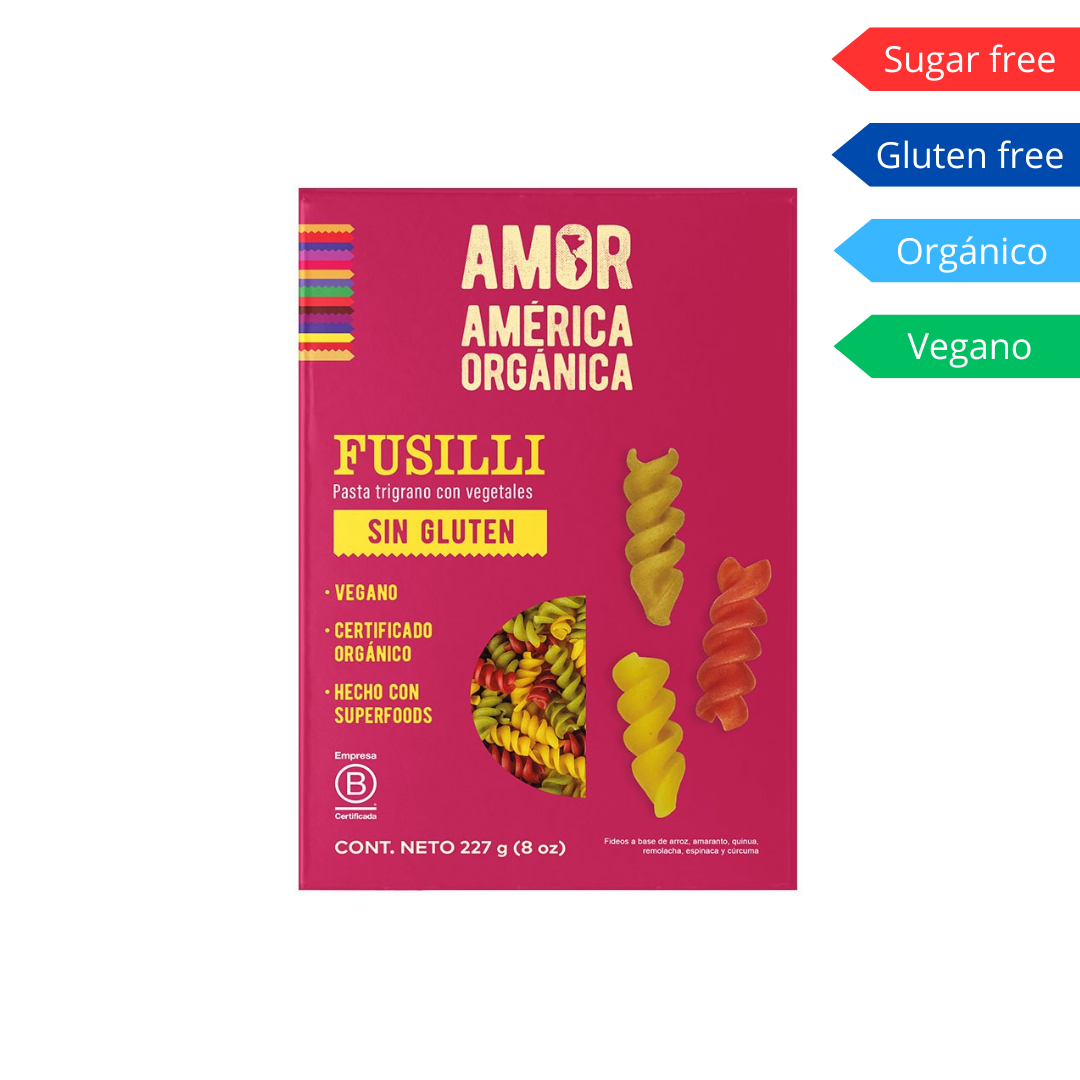 Fusilli Trigrano sin gluten 227g - América Orgánica