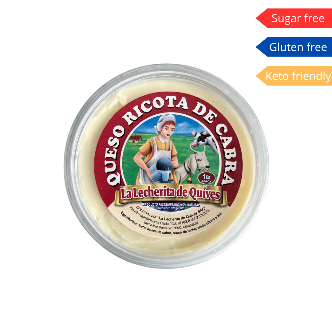 Queso Ricotta de Cabra 200g - La Lecherita de Quives