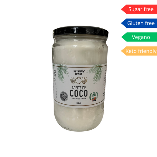 Aceite de Coco Virgen 680ml - Naturally Divine