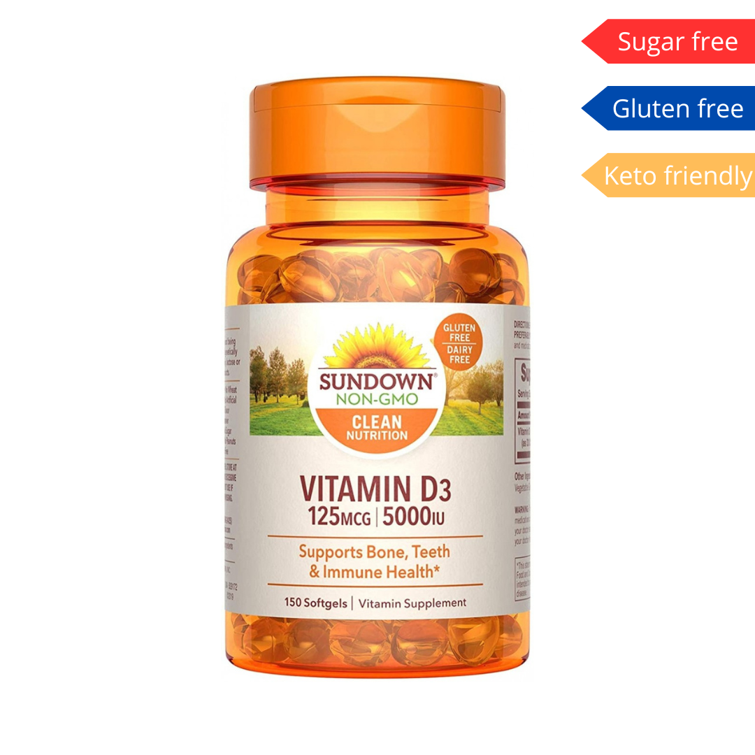 Vitamin D3 125mcg 500IU Sundown