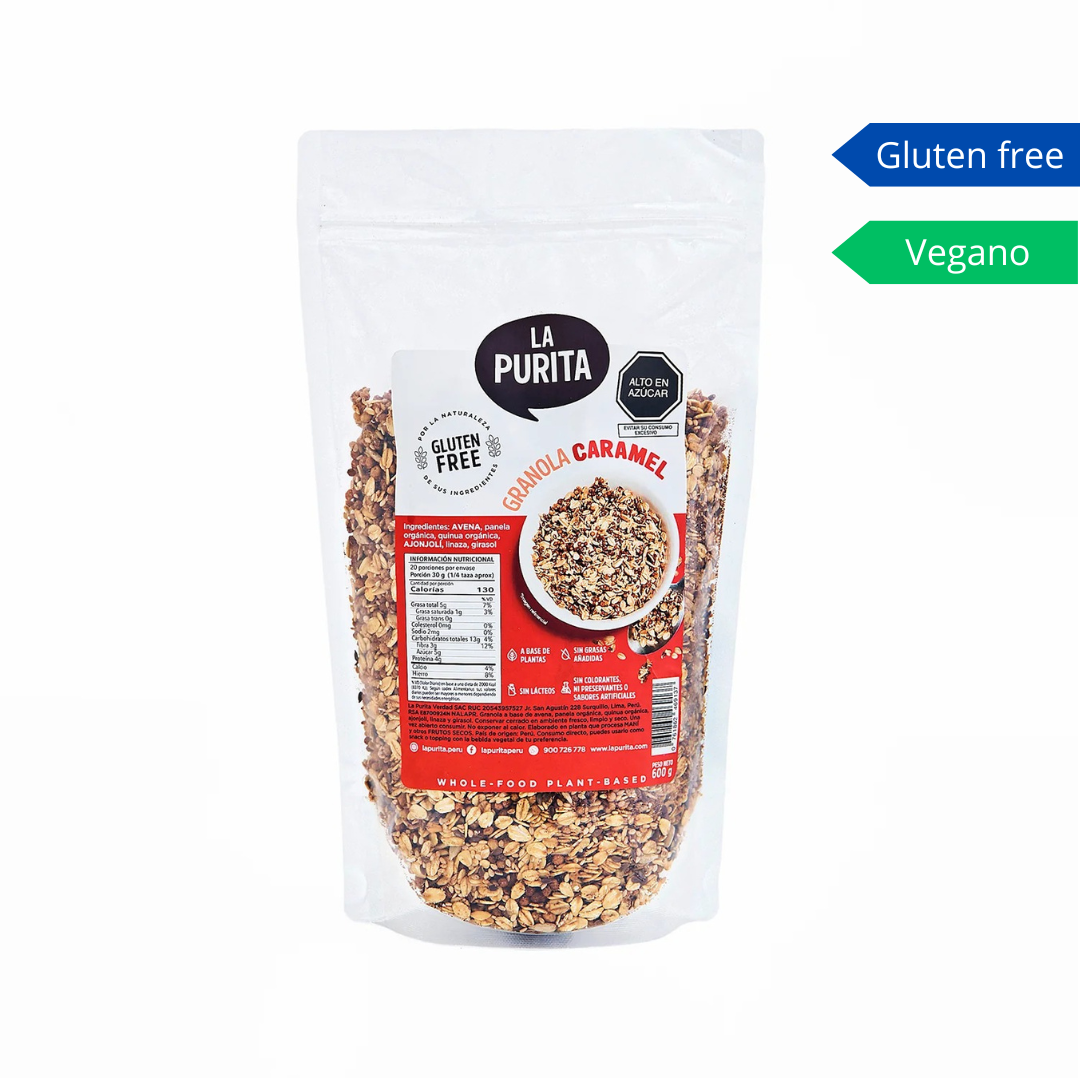 Granola caramel 600g La Purita