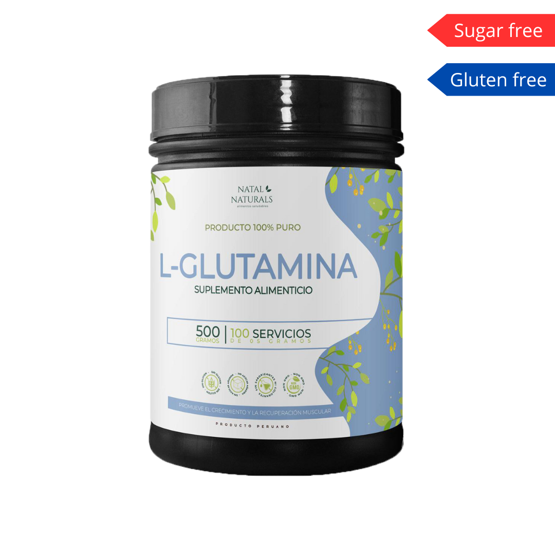 L-glutamina 500g Natal Naturals