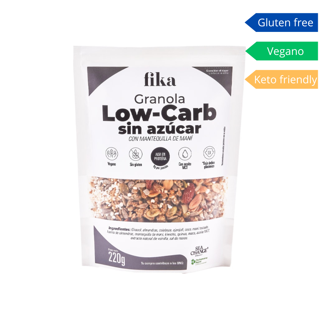 Granola Low Carb 220g Fika