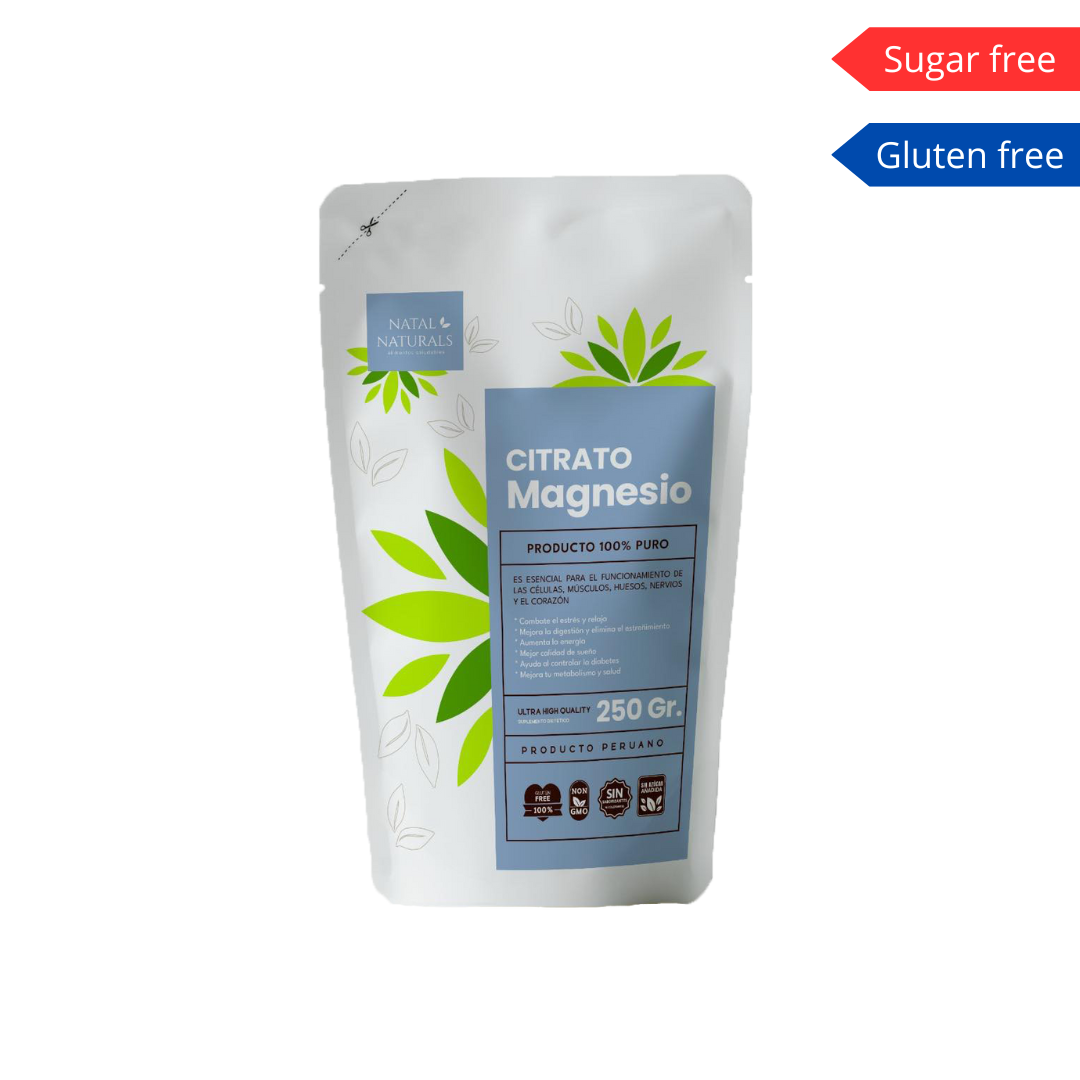 Citrato de magnesio 250g Natal Naturals